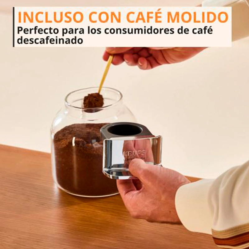 CAFETERA ESPRESSO COFFEE CRUSH CHAI KRUPS - 4