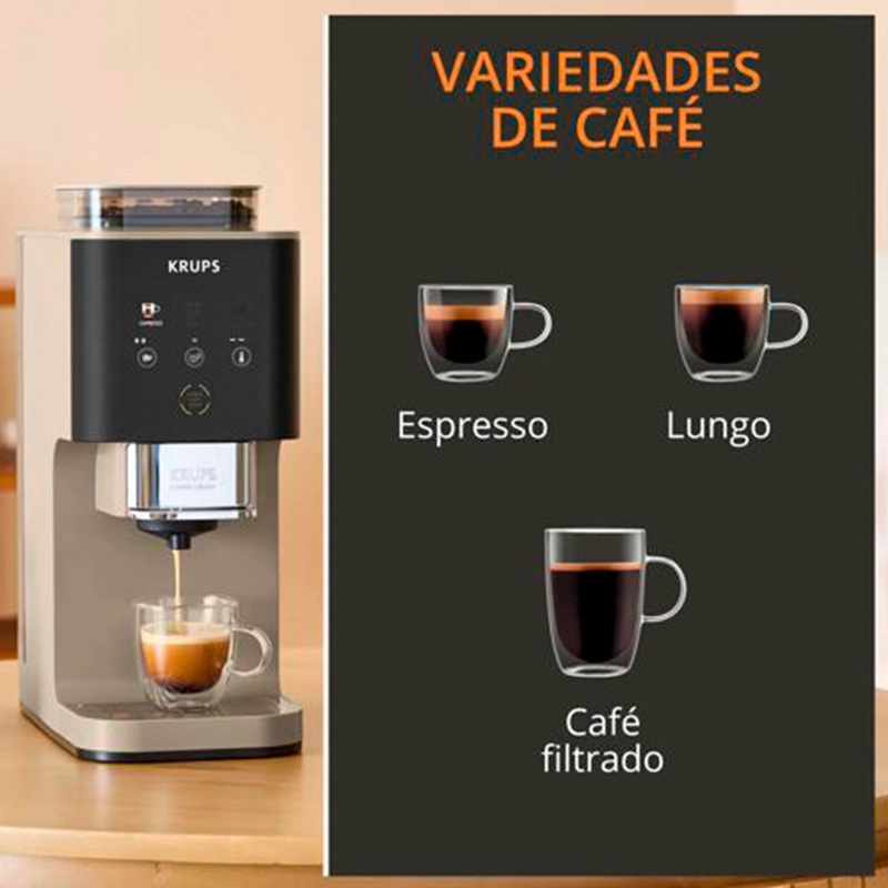 CAFETERA ESPRESSO COFFEE CRUSH CHAI KRUPS - 8
