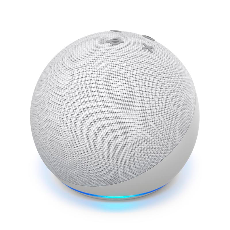 AMAZON ECHO DOT 4 PARLANTE INTELIGENTE ASISTENTE ALEXA EN COLOR BLANCO - 2