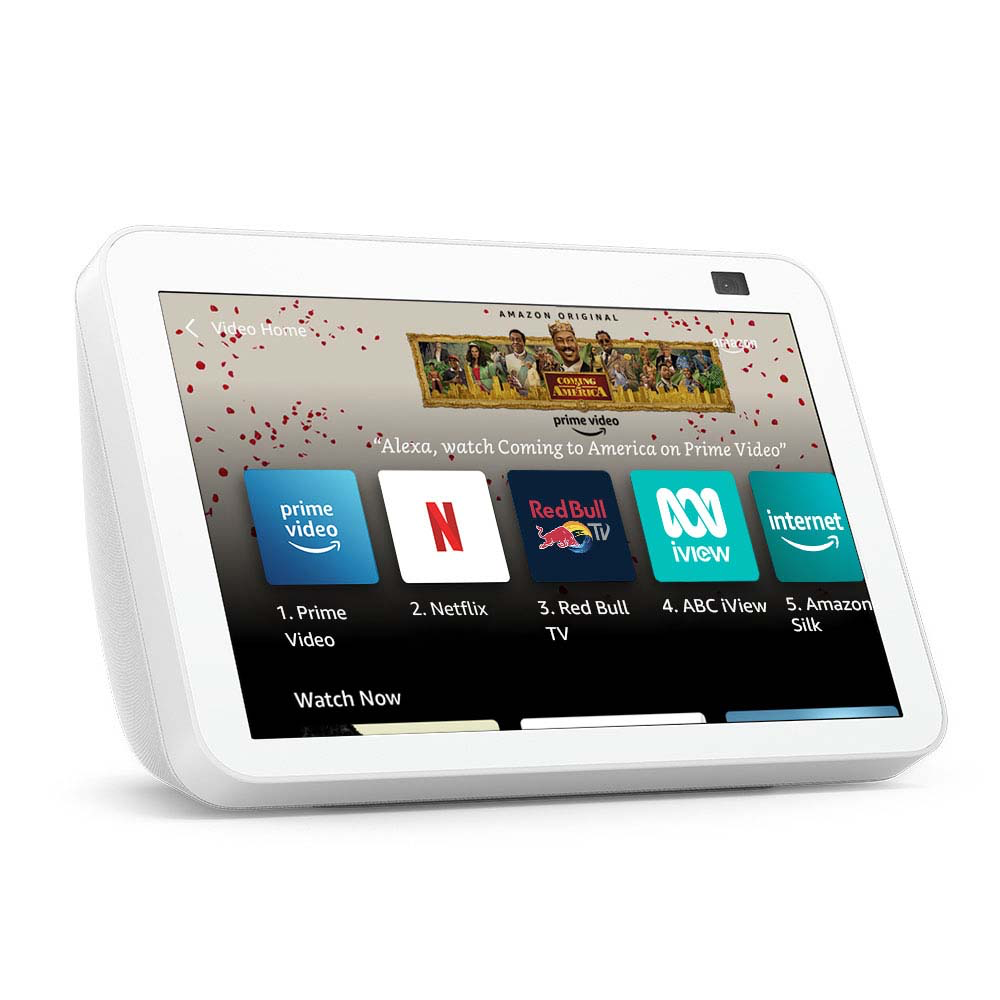 AMAZON ECHO SHOW 8 BLANCO CON ALEXA COMPATIBLE CON APPS DE STREAMING - 1