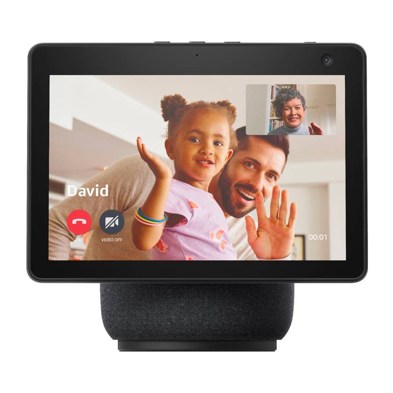 PARLANTE AMAZON ECHO SHOW 10 NEGRO CON ALEXA APPS STREAMING - 1