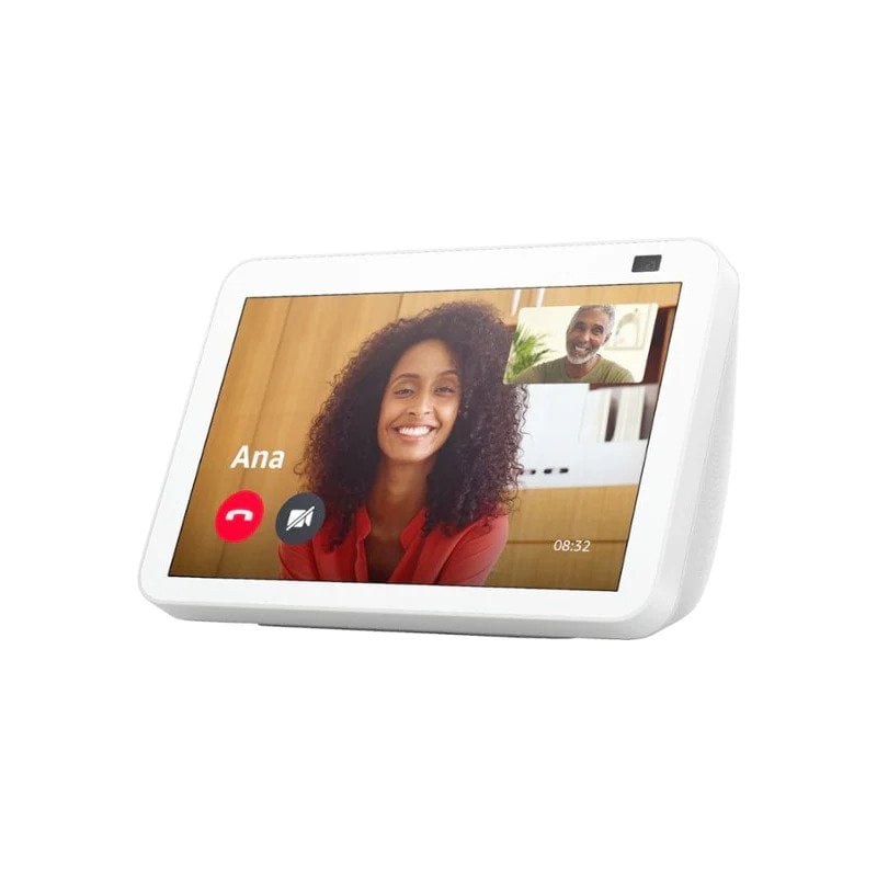 AMAZON ECHO SHOW 8 CON ALEXA ÚLTIMA GENERACIÓN BLANCO - 3
