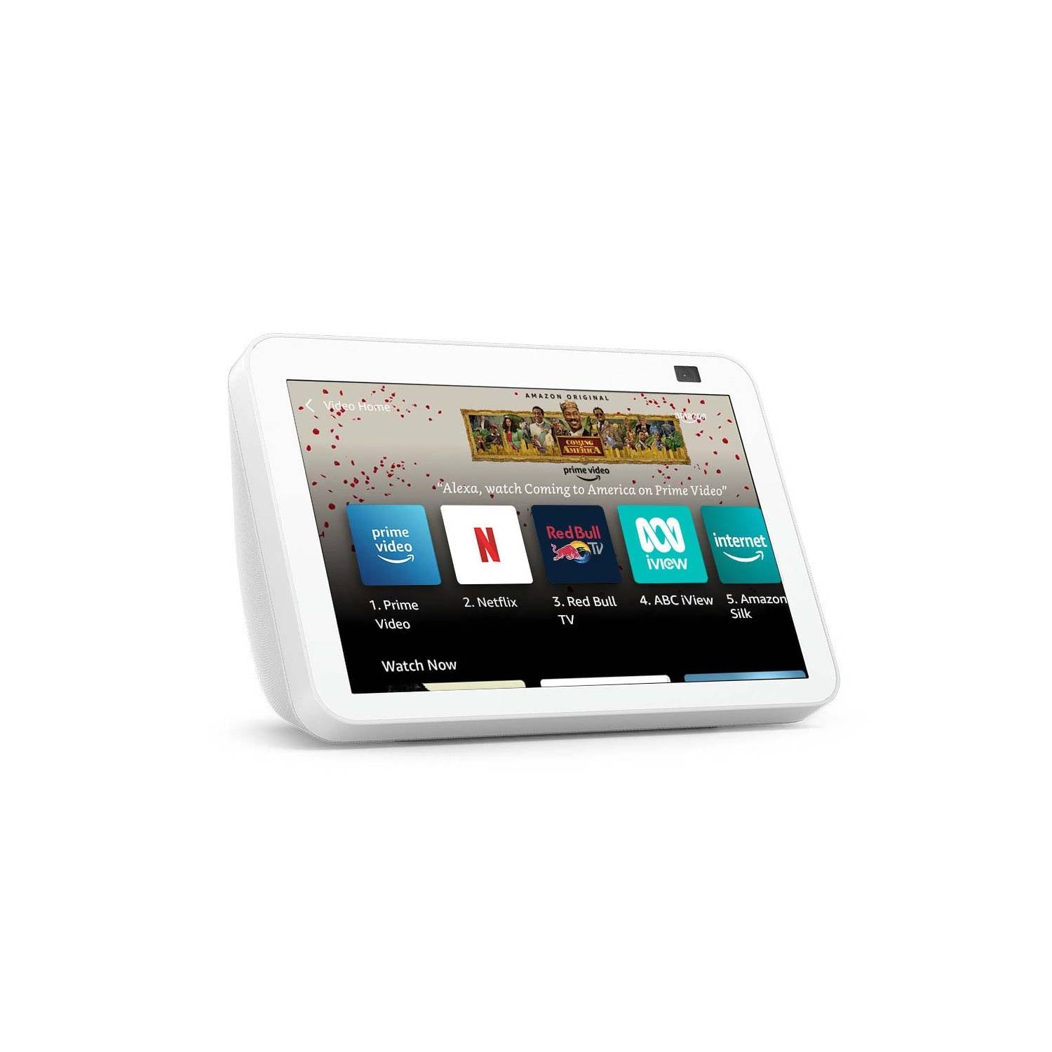 AMAZON ECHO SHOW 8 CON ALEXA ÚLTIMA GENERACIÓN BLANCO - 4