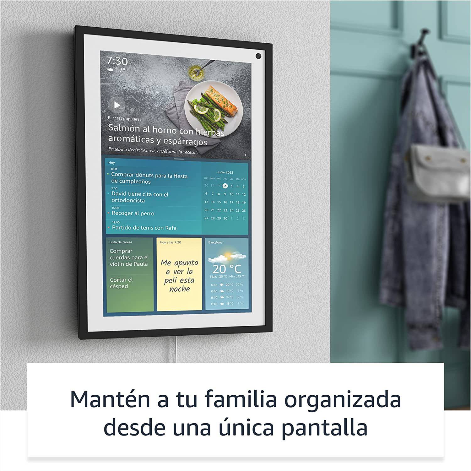 AMAZON ECHO SHOW 15 CON ALEXA ÚLTIMA GENERACIÓN NEGRO - 3