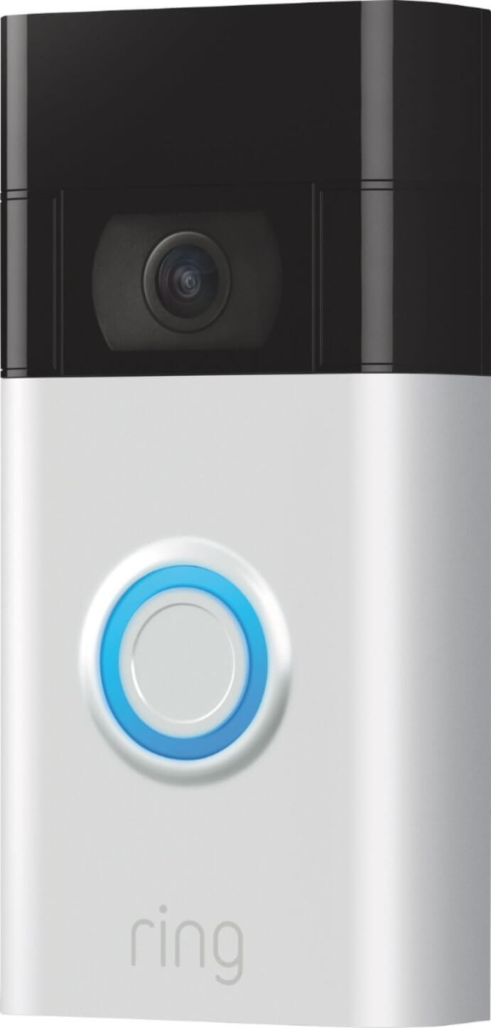 TIMBRE RING INTELIGENTE VIDEO DOORBELL 2ND GEN PLATA INALÁMBRICO COMPATIBLE ALEXA GRIS - 2