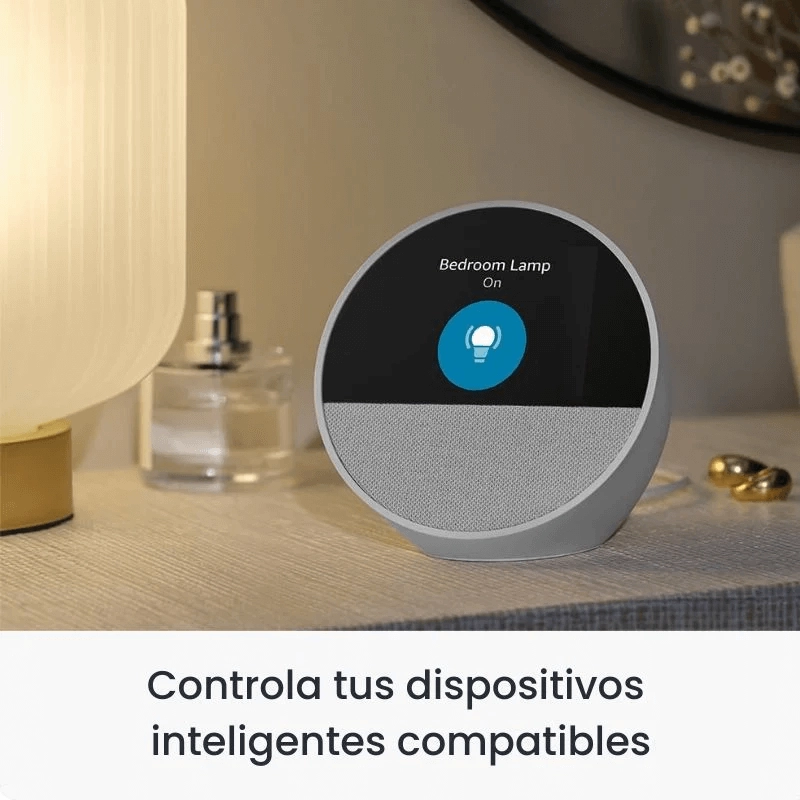 AMAZON ECHO SPOT ULTIMA GENERACION 2025 ALEXA COLOR BLANCO - 3