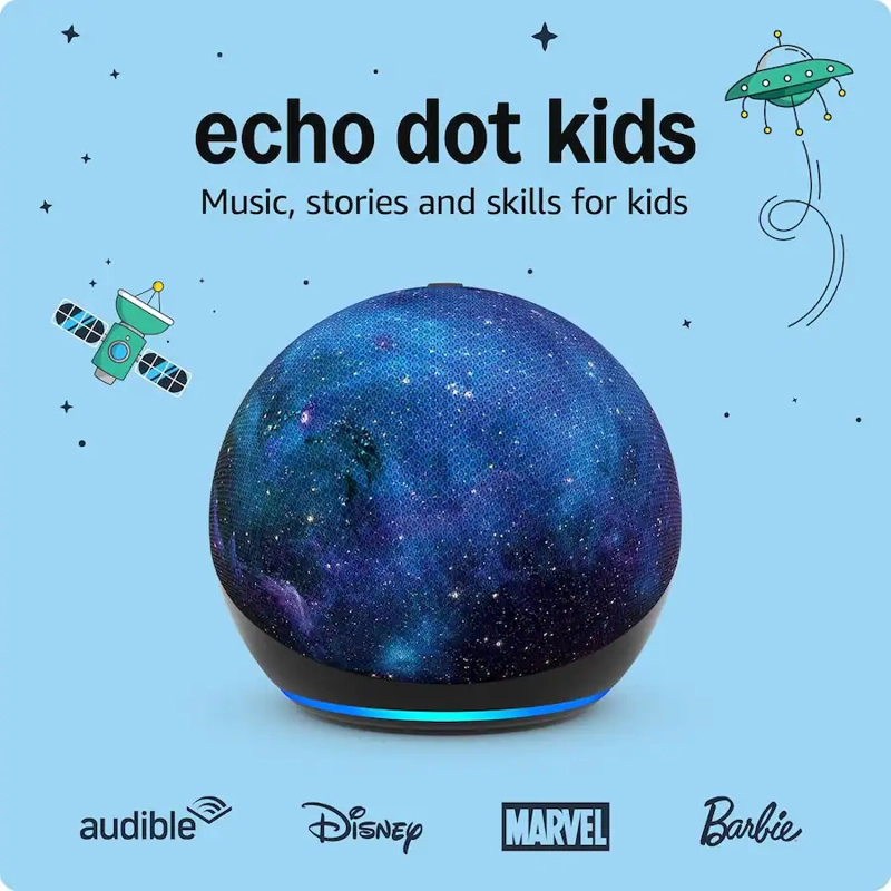 AMAZON ECHO DOT 5 GENERACION EDICION INFANTIL DISEÑO GALAXIA - 3