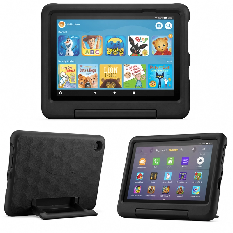 TABLET PARA NIÑOS AMAZON FIRE 7 KIDS PRO TABLET 16GB C/FUNDA NEGRO - 1