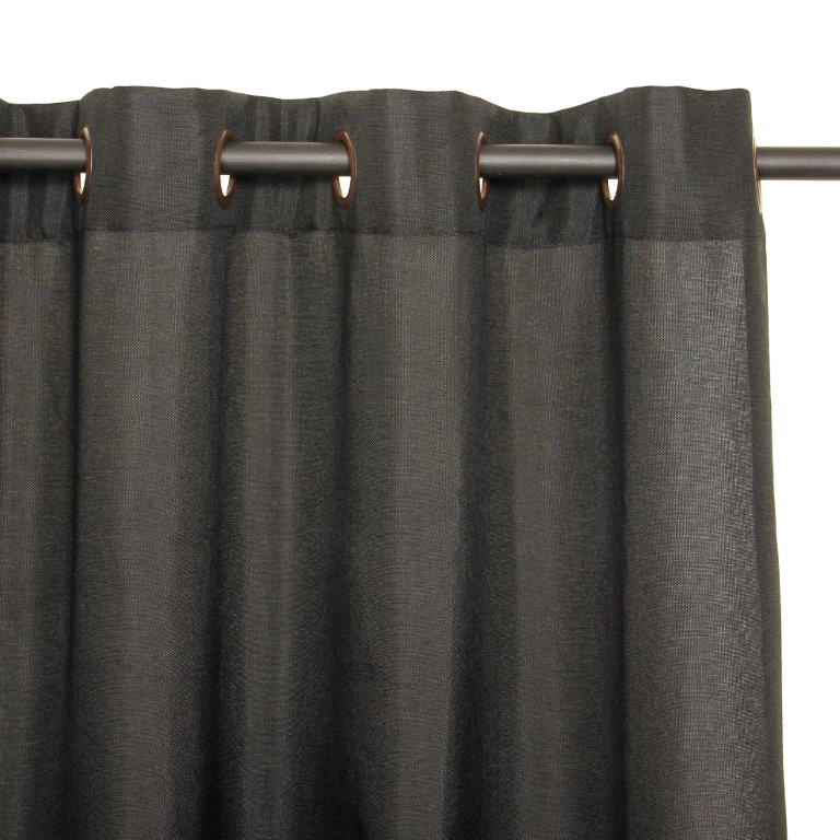 CORTINA ARGOLLAS MATI DARK GREY - 1
