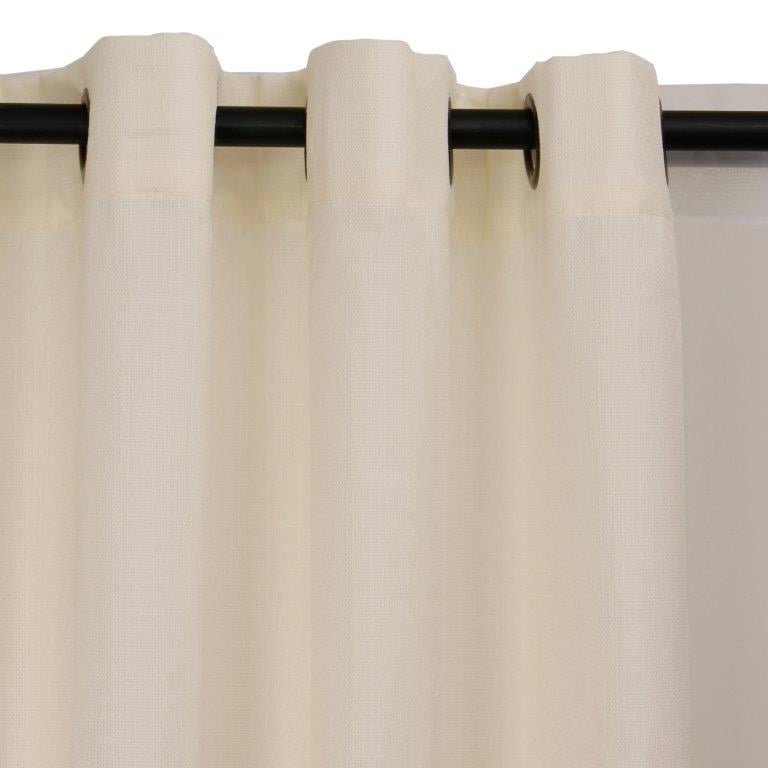CORTINAS ARGOLLAS SET BARBARA CRUDO - 1