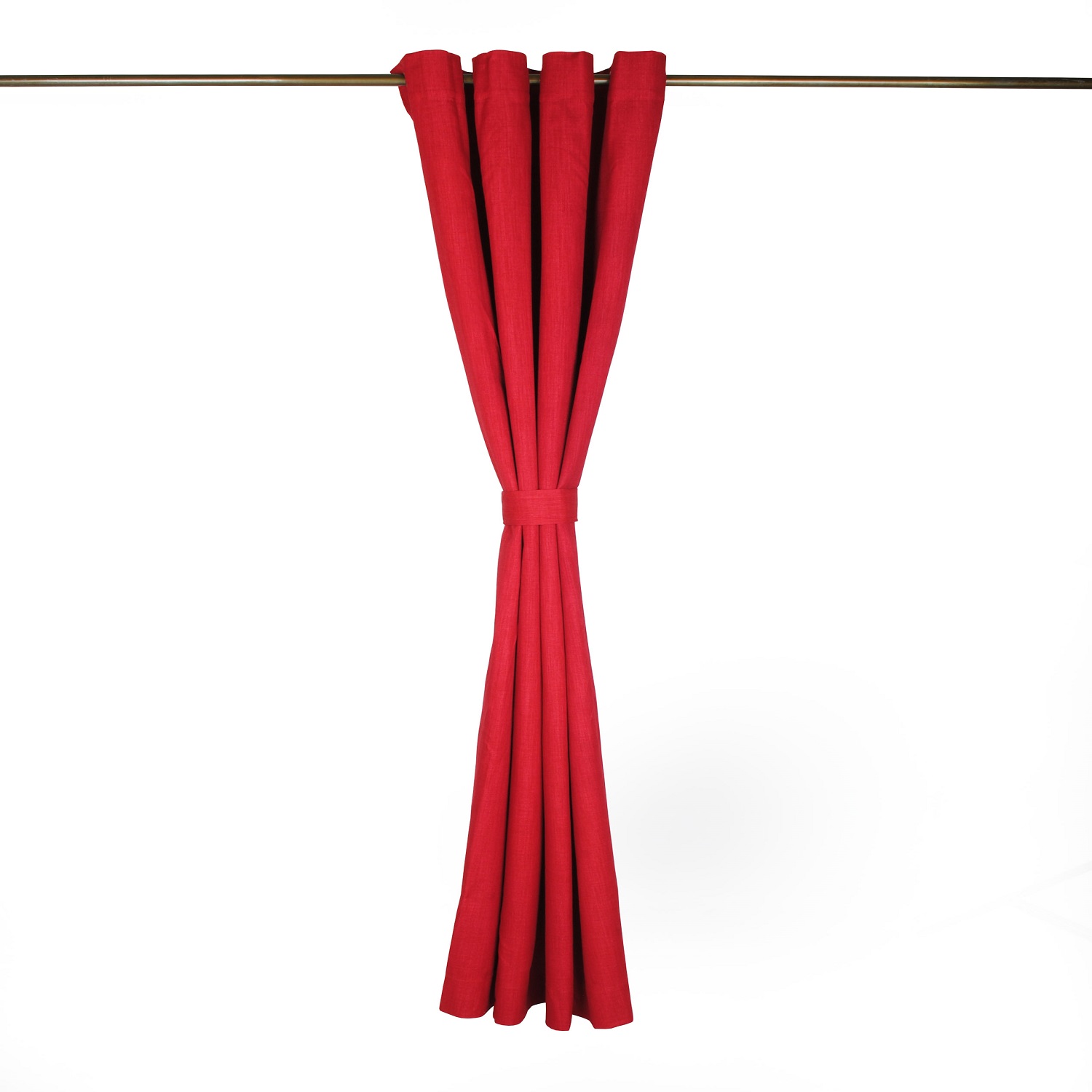 CORTINA ARGOLLAS BLACK OUT CITY ROJO - 2