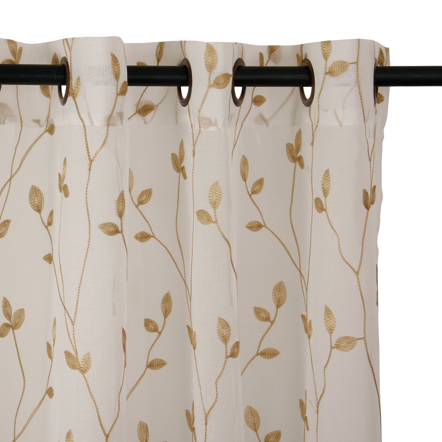 CORTINAS ARGOLLAS SET TERESITA GOLD - 1