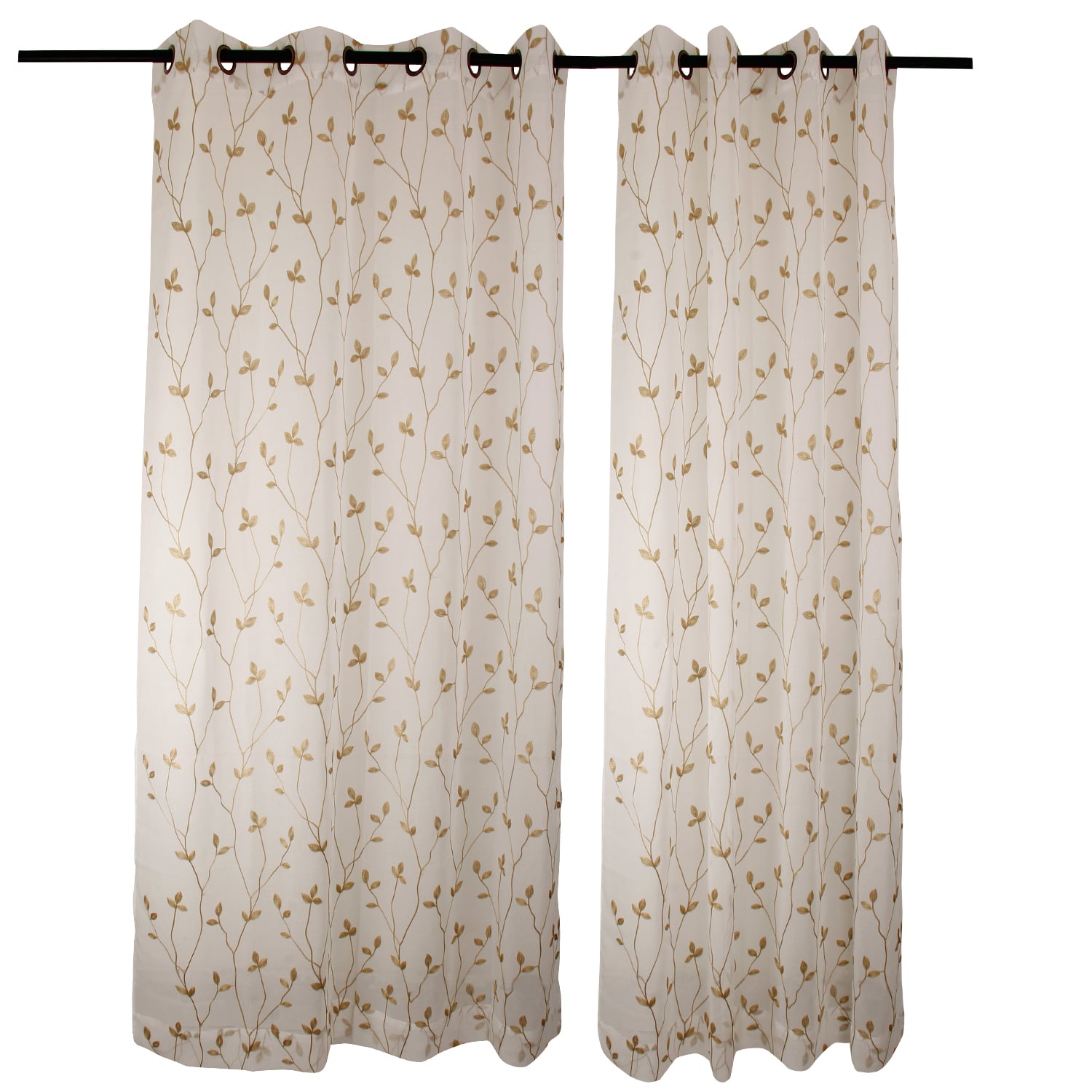 CORTINAS ARGOLLAS SET TERESITA GOLD - 2