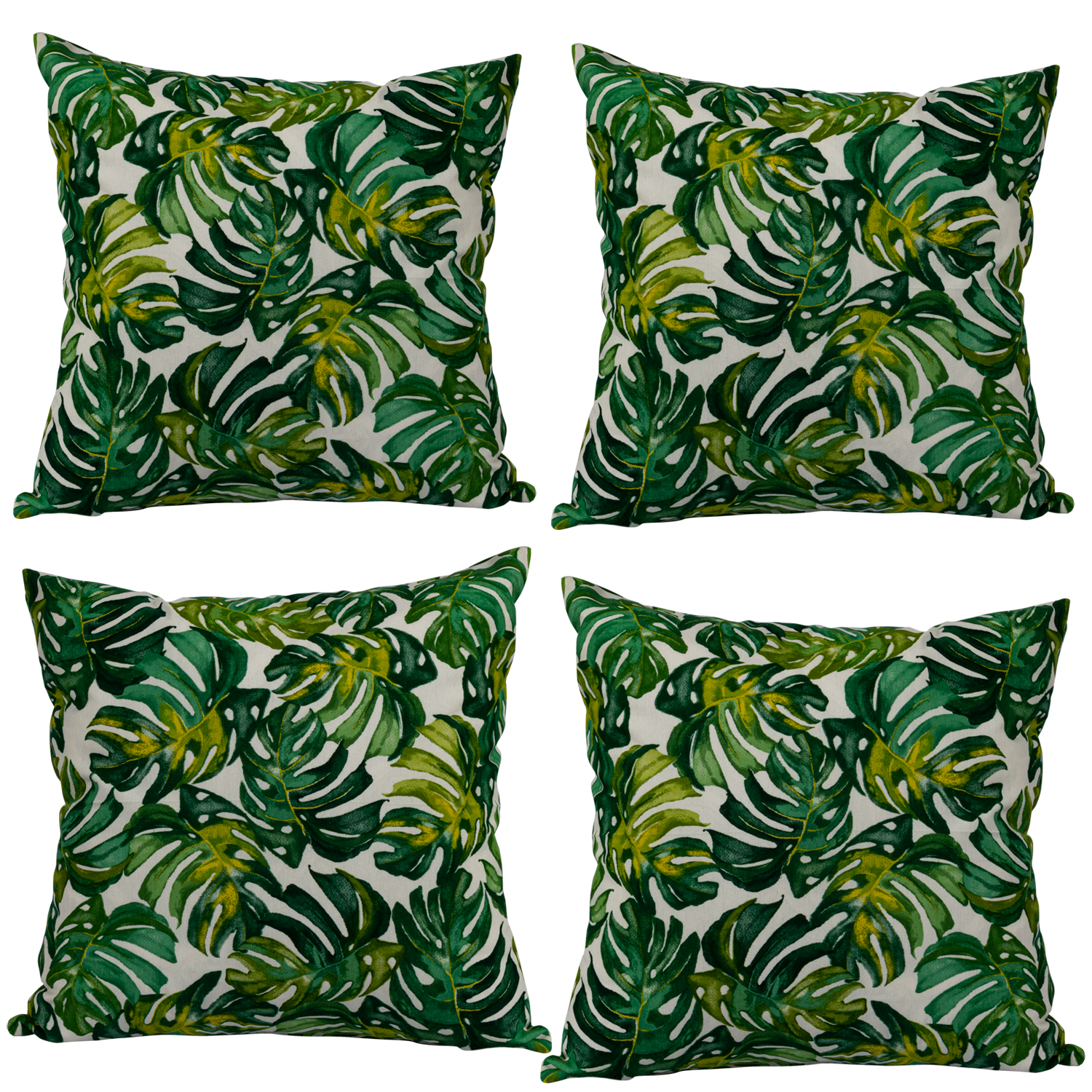 SET 4 COJINES LONA ESPAÑOLA MALDIVAS GREEN - 2
