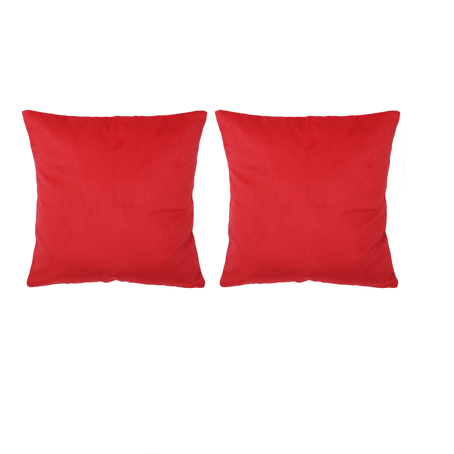 SET 2 COJINES MASEL FELPA RED ROJO - 1