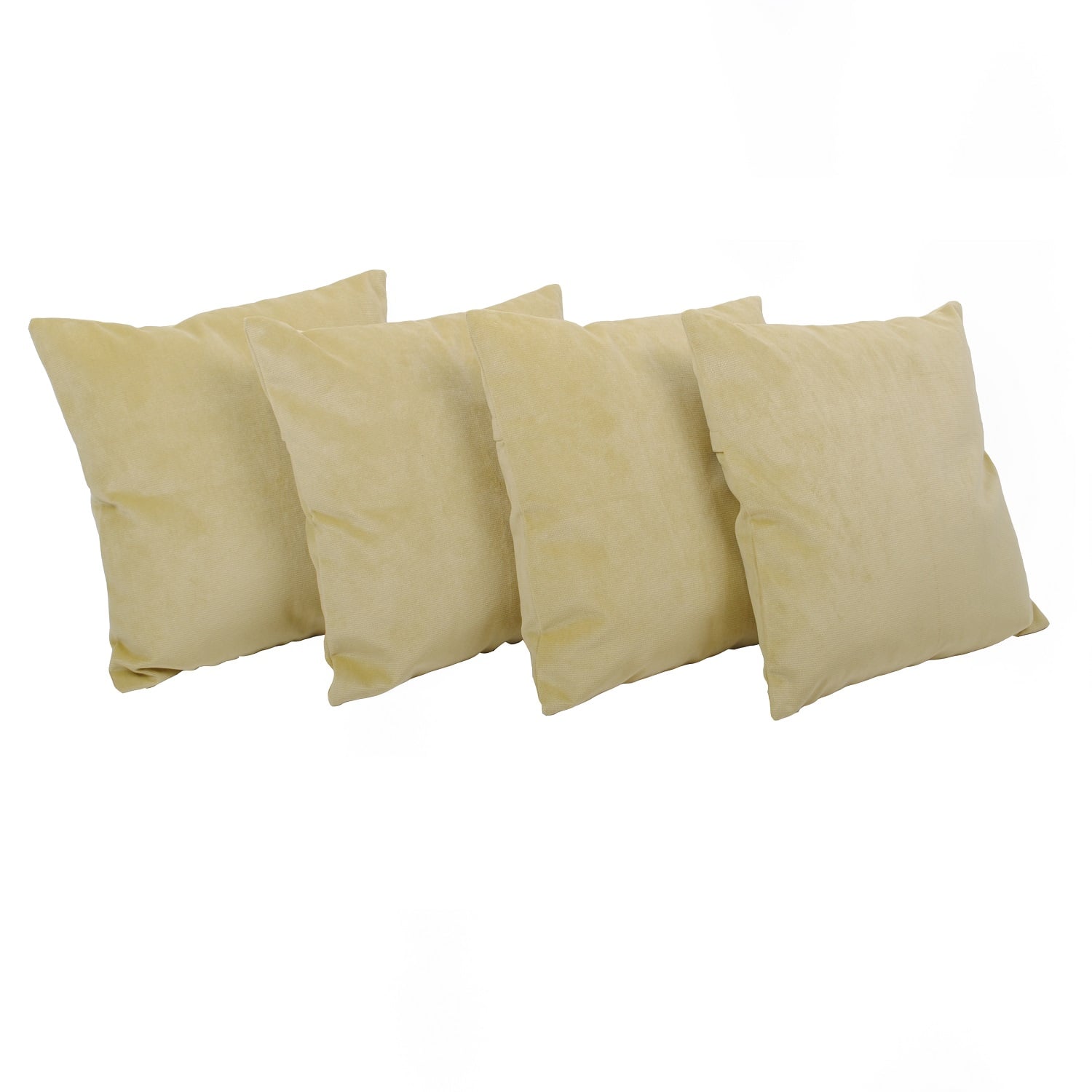 SET 4 COJINES FELPA BEIGE - 1