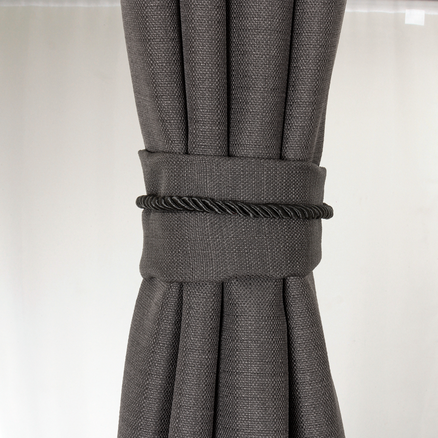 CORTINAS ARGOLLAS SET YASMIN DARK GREY - 2