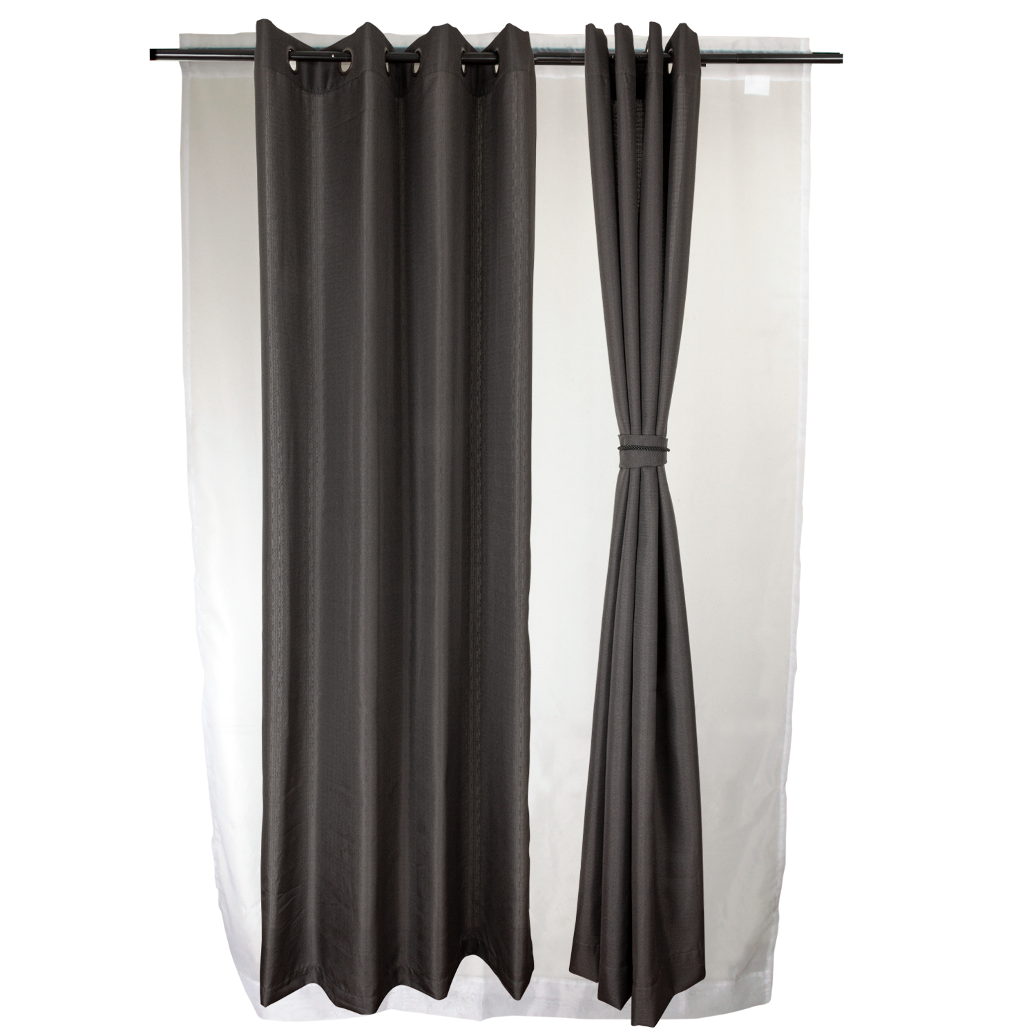 CORTINAS ARGOLLAS SET YASMIN DARK GREY - 3