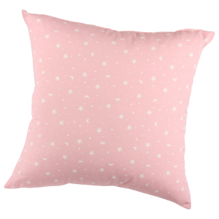 COJÍN MASEL SET 4 LONA ESTRELLITA ROSA - 1