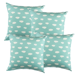 SET 4 COJINES NUBE JADE - 1