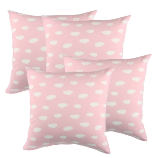 SET 4 COJINES NUBE ROSA - 1
