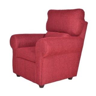 SILLON MASEL BERON 1 CUERPO CHENILLE BURDEO - 1