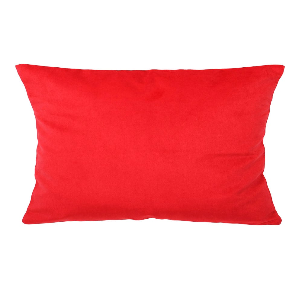 COJÍN MASEL FELPA NEW VELVET 30 X 60 CM ROJO - 1