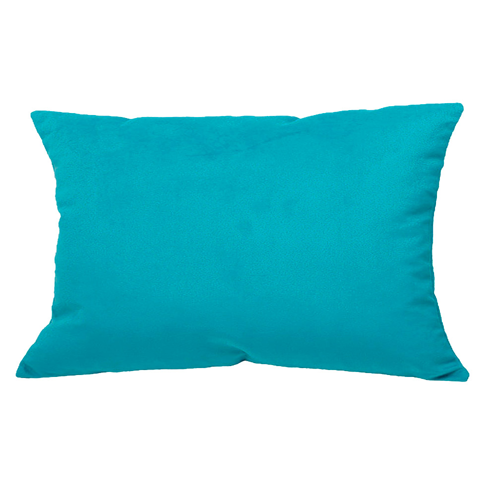COJÍN MASEL FELPA NEW VELVET 30 X 60 CM TURQUESA - 1