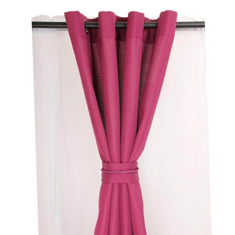 CORTINAS ARGOLLAS SET BARBARA MORADO - 1