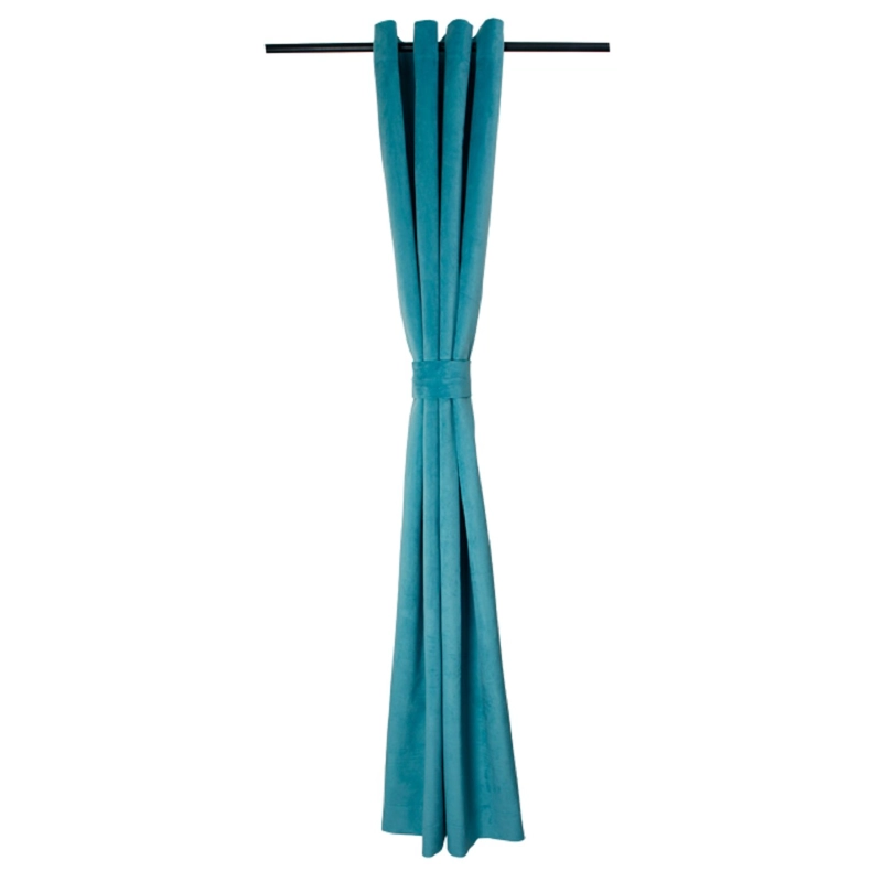 CORTINA ARGOLLAS FELPA NEW VELVET TURQUESA - 2
