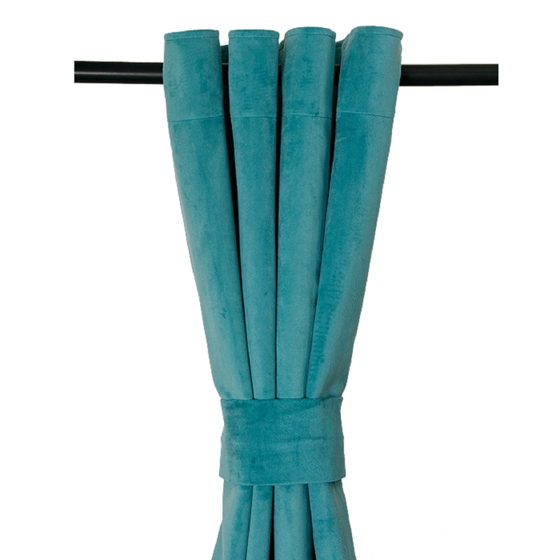 CORTINA ARGOLLAS FELPA NEW VELVET TURQUESA - 3
