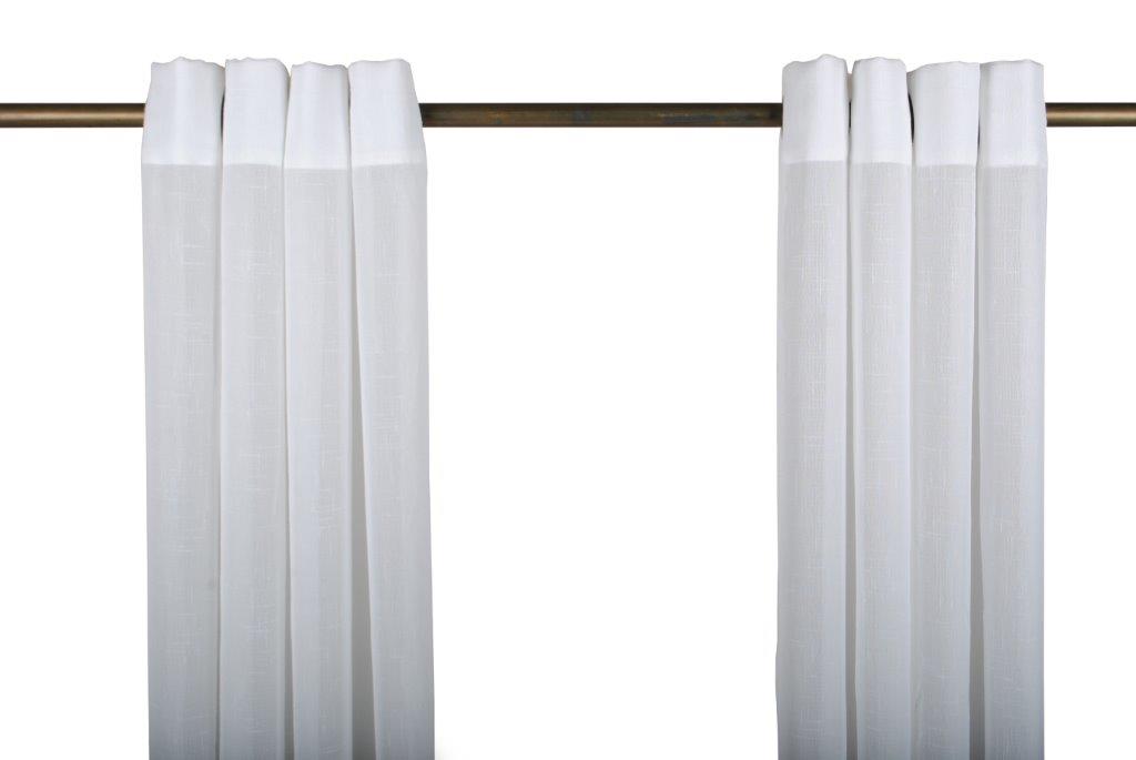 CORTINA ARGOLLAS PACK BASTA BLANCO - 2