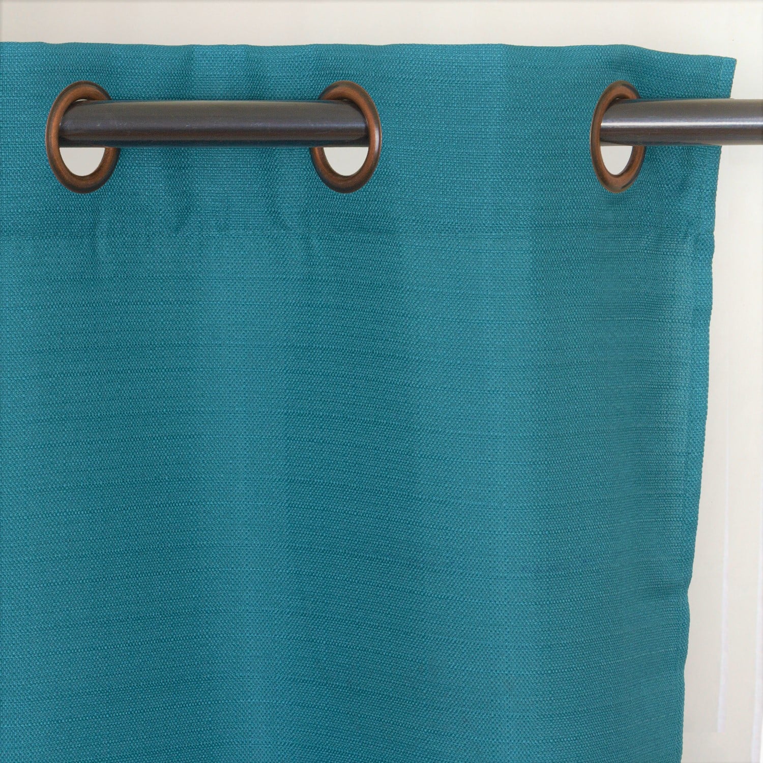 CORTINAS ARGOLLAS SET BARBARA TURQUESA - 1