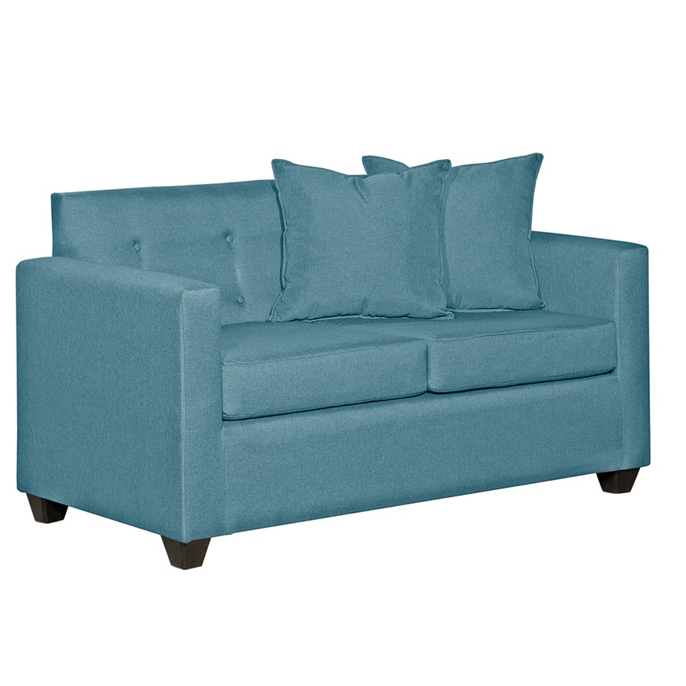 SOFA 2C GRAMADO TELA TURQUESA 130X70X83 - 2