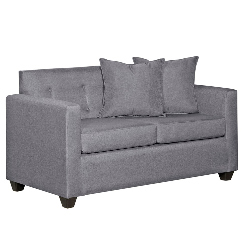 SOFA 2C  GRAMADO TELA GRIS  130X70X83 - 2