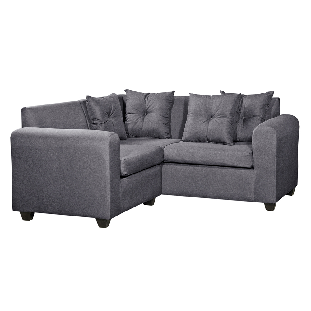 SECCIONAL ESQUINERO RECIFE TELA GRIS OSCURO 160X160X78 - 3