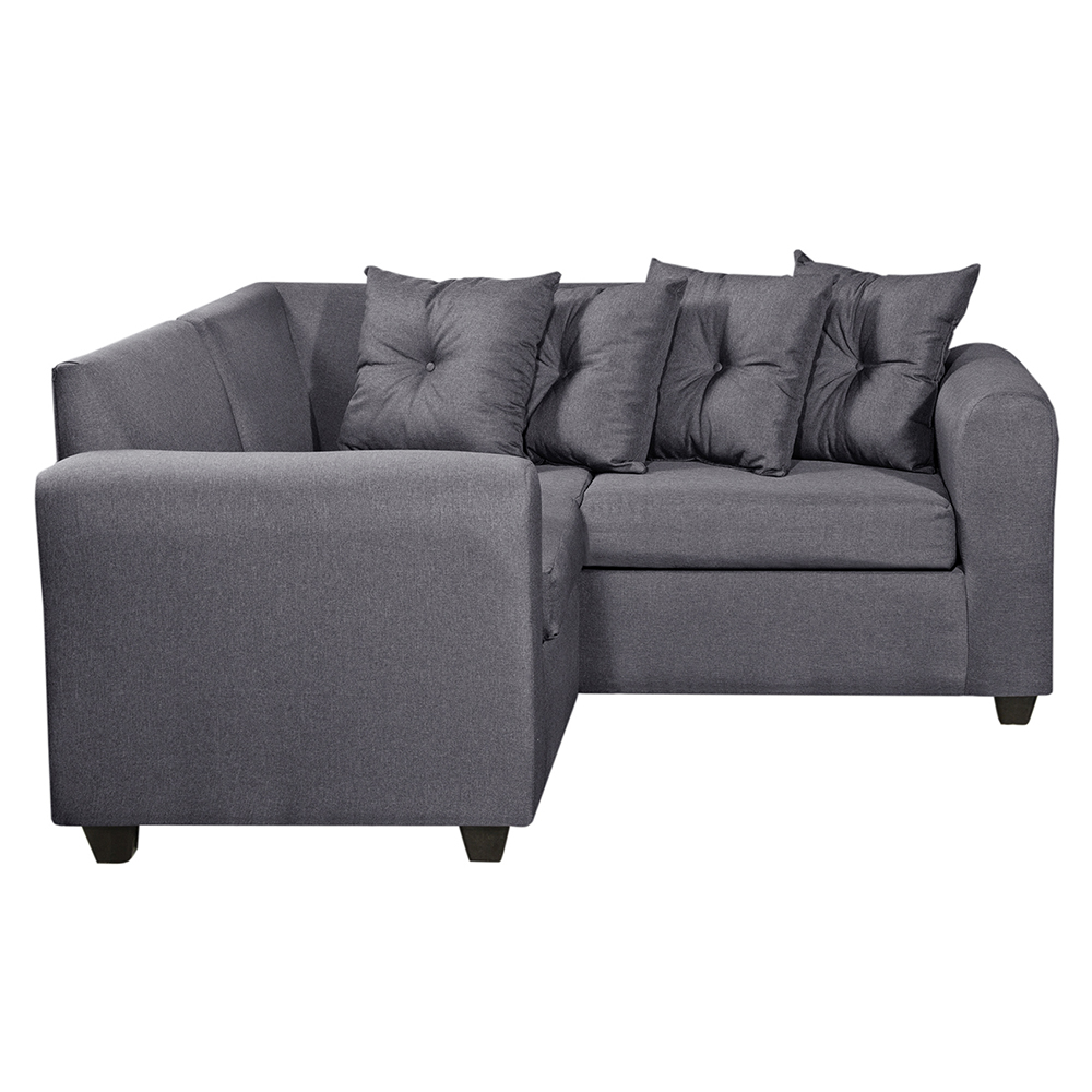 SECCIONAL ESQUINERO RECIFE TELA GRIS OSCURO 160X160X78 - 4