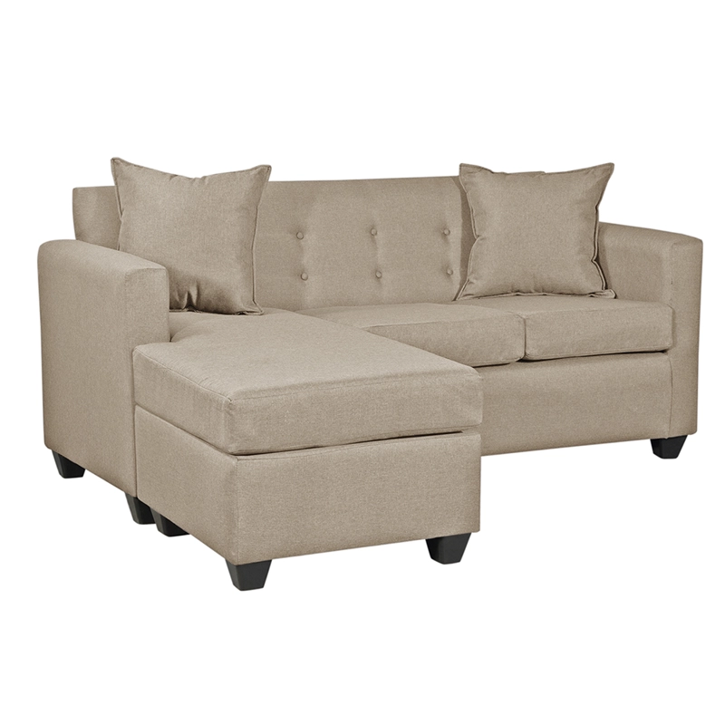 SECCIONAL  INTERCAMBIABLE  GRAMADO TELA BEIGE  170X130X83 - 2
