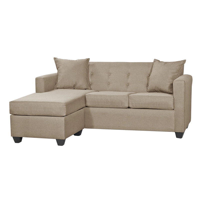 SECCIONAL  INTERCAMBIABLE  GRAMADO TELA BEIGE  170X130X83 - 3
