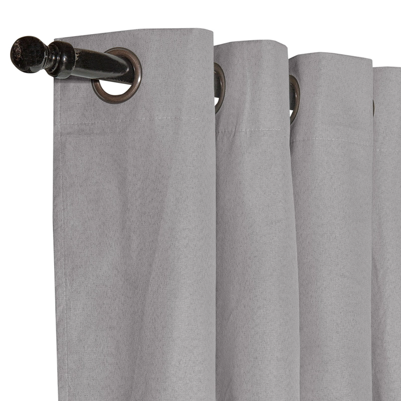 SET 2 CORTINAS BLACK OUT CALIFORNIA  GRIS CLARO - 3