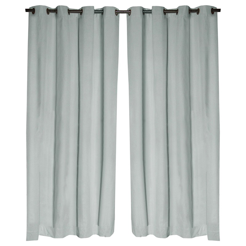 SET 2 CORTINAS BLACK OUT CALIFORNIA  VERDE AGUA - 1