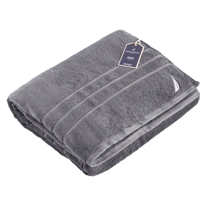 TOALLA  BAÑO 76 X137 GRIS OSCURO-NAUTICA - 1