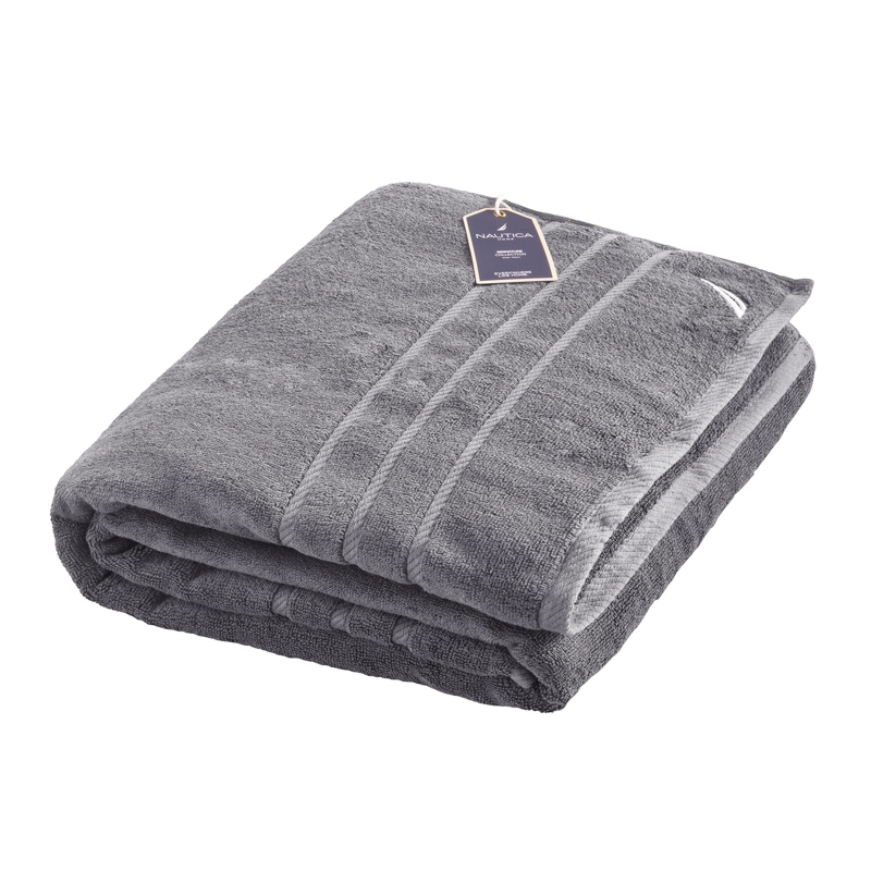 TOALLA  BAÑO 76 X137 GRIS OSCURO-NAUTICA - 2