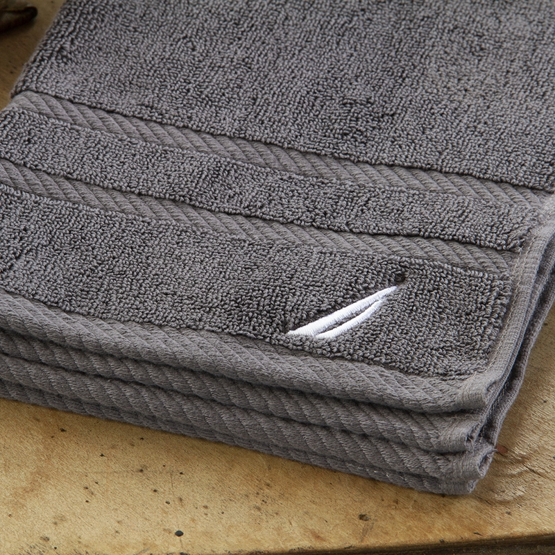 TOALLA  MANO 40X60 GRIS OSCURO-NAUTICA - 3