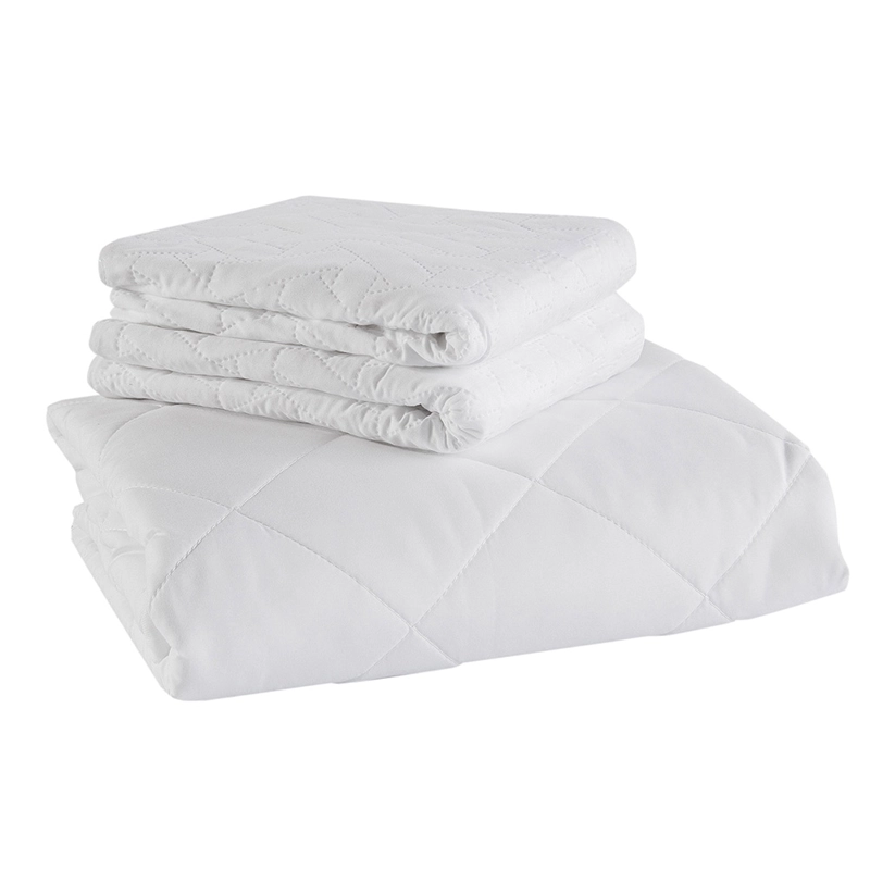 SET  CUBRE COLCHON MICROFIBRA  1.5PL  Y 2 PROTECTORES DE ALMOHADAS 50X70 - 2