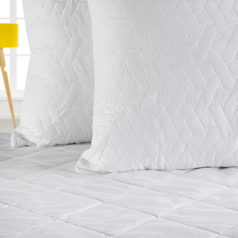 SET  CUBRE COLCHON MICROFIBRA  1.5PL  Y 2 PROTECTORES DE ALMOHADAS 50X70 - 3