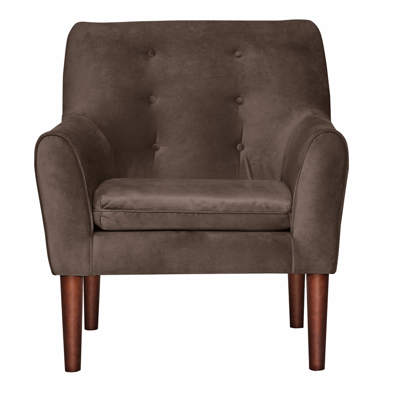 SET 2 POLTRONAS BERGEN FELPA  CHOCOLATE 78 X 70 X 98 - 2