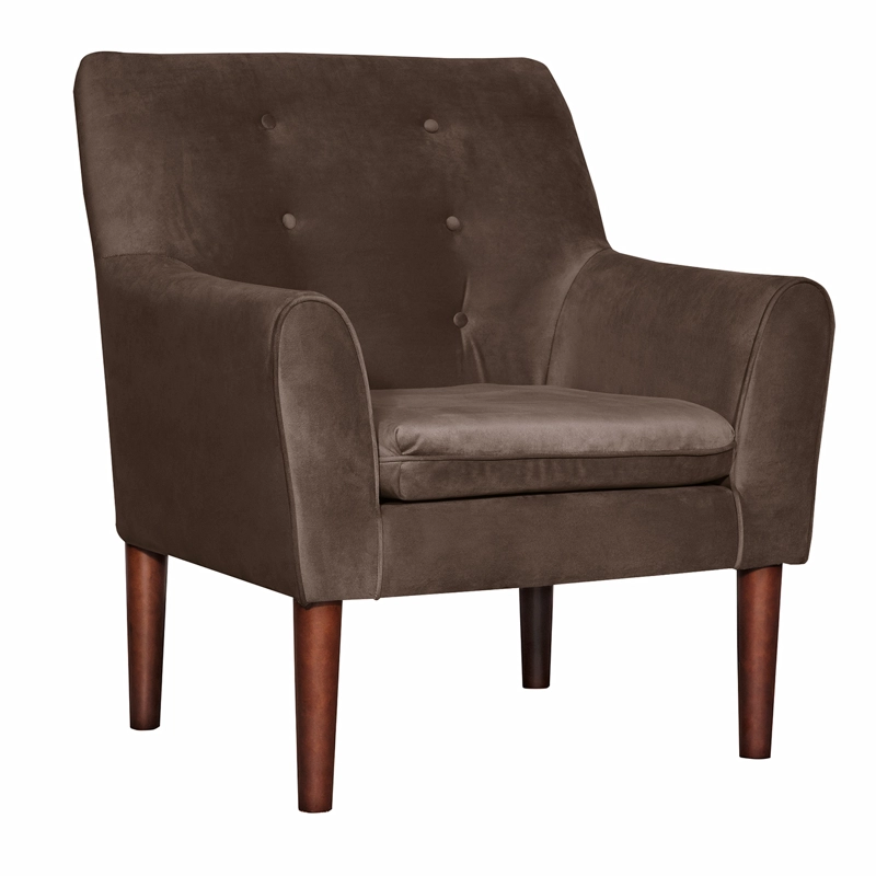 SET 2 POLTRONAS BERGEN FELPA  CHOCOLATE 78 X 70 X 98 - 3