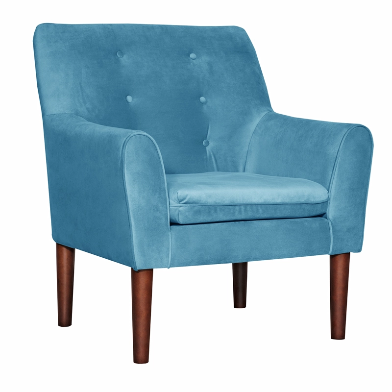SET 2 POLTRONAS BERGEN FELPA  TURQUESA 78 X 70 X 98 - 3