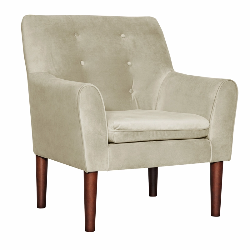 SET 2 POLTRONAS BERGEN FELPA  BEIGE 78 X 70 X 98 - 3